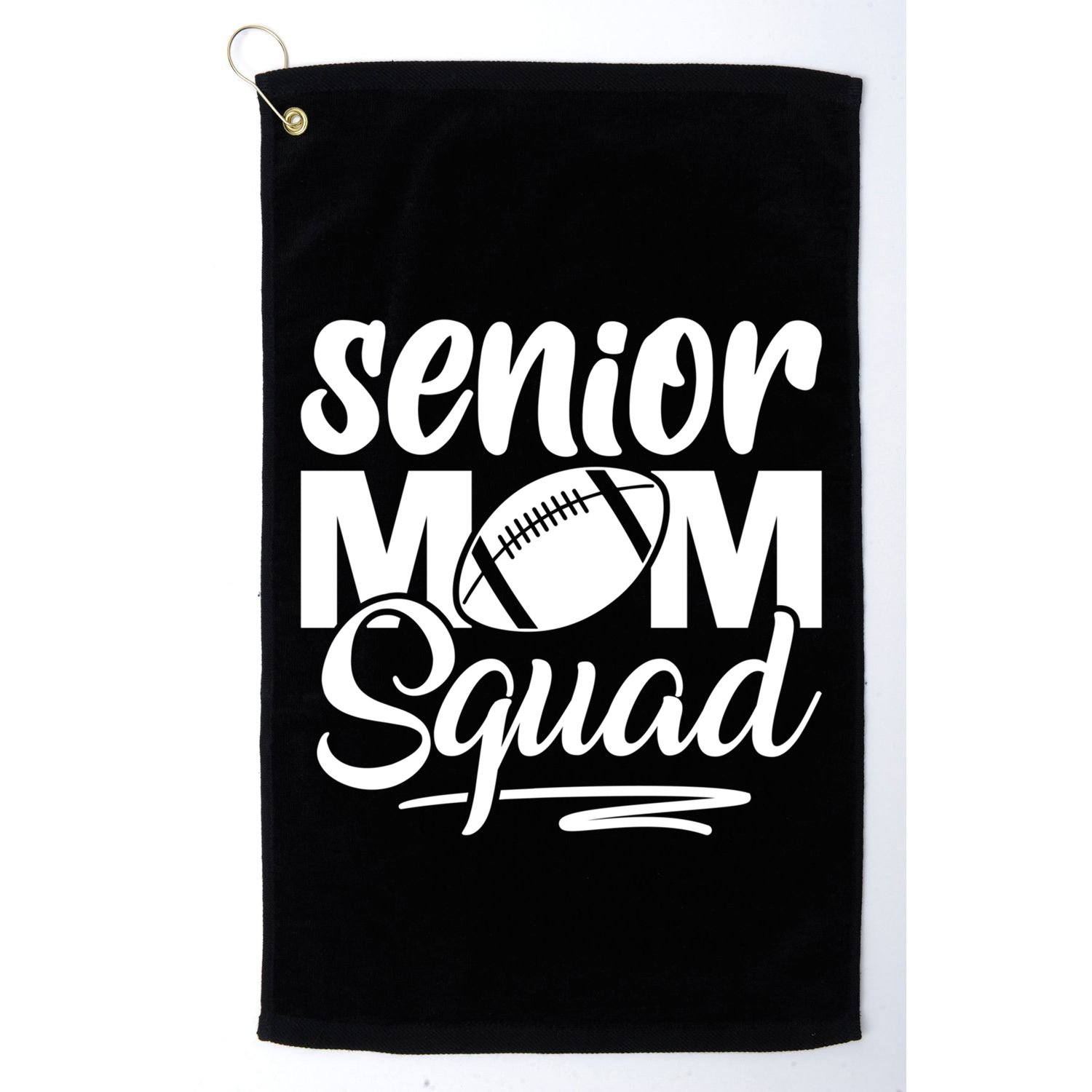 Senior Mom Squad Football Class Of 2025 Graduation Gift Golf Towel
