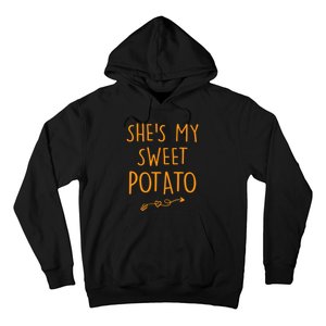 SheS My Sweet Potato I Yam Set Couples Thanksgiving Hoodie