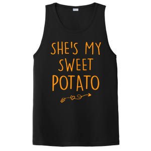 SheS My Sweet Potato I Yam Set Couples Thanksgiving PosiCharge Competitor Tank