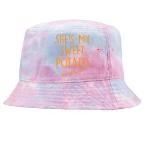 SheS My Sweet Potato I Yam Set Couples Thanksgiving Tie-Dyed Bucket Hat