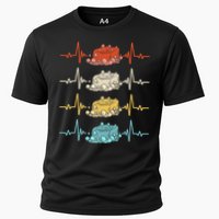 Soap Making Soap Maker Heartbeat Gift Cooling Performance Crew T-Shirt