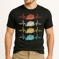 Soap Making Soap Maker Heartbeat Gift Cooling Performance Crew T-Shirt