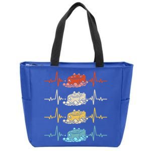 Soap Making Soap Maker Heartbeat Gift Zip Tote Bag