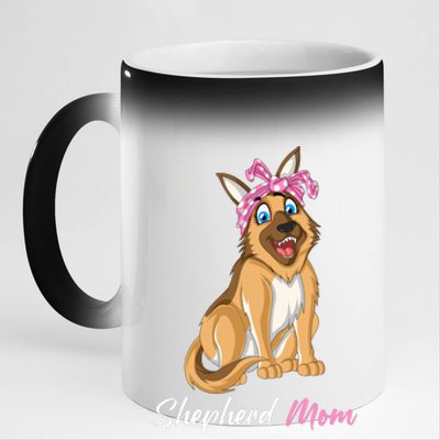 Shepherd Mom 11oz Black Color Changing Mug