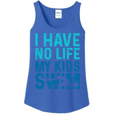 Swim Mom Swim Dad Funny Gift Funny Swimming Swimmers Funny Gift Ladies Essential Tank