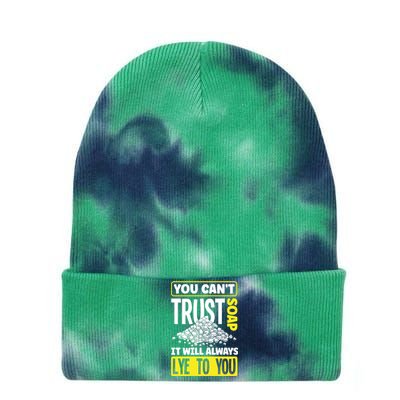 Soap Making Soap Maker You Cant Trust Soap Funny Gift Tie Dye 12in Knit Beanie