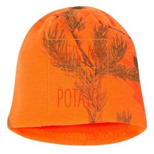 SheS My Sweet Potato Thanksgiving Matching Couples Set Him Kati - Camo Knit Beanie