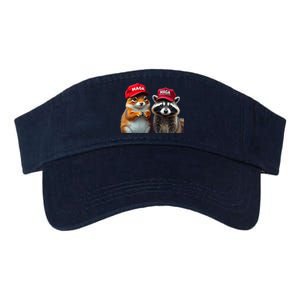 Social Media Star Peanut The Squirrel Fred The Raccoon Valucap Bio-Washed Visor