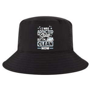 Soap Making Soap Maker I Was Addicted To Soap Pun Gift Cool Comfort Performance Bucket Hat