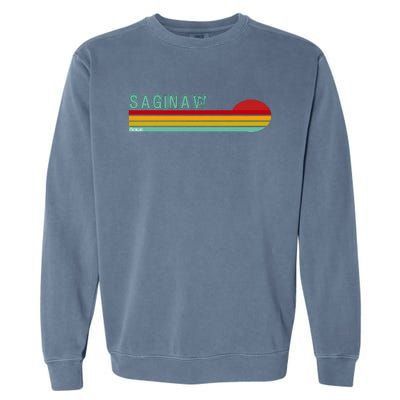 Saginaw Michigan Garment-Dyed Sweatshirt