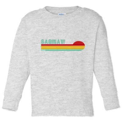 Saginaw Michigan Toddler Long Sleeve Shirt