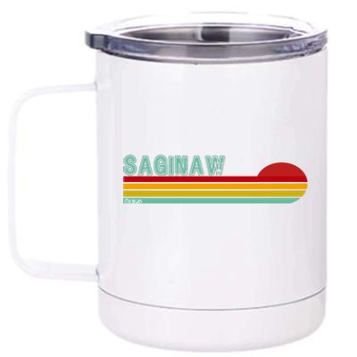 Saginaw Michigan 12 oz Stainless Steel Tumbler Cup