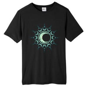 Sun Moon Stars Dala Yoga Spirituality Magic Wicca Sky Cool Gift Tall Fusion ChromaSoft Performance T-Shirt