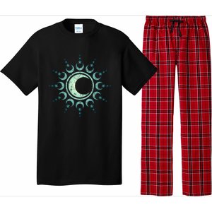 Sun Moon Stars Dala Yoga Spirituality Magic Wicca Sky Cool Gift Pajama Set