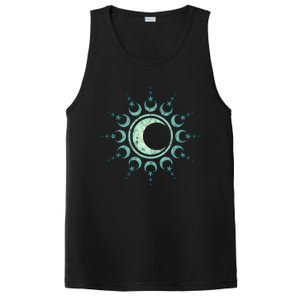 Sun Moon Stars Dala Yoga Spirituality Magic Wicca Sky Cool Gift PosiCharge Competitor Tank