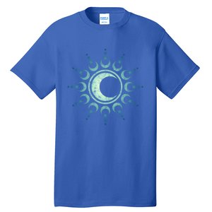 Sun Moon Stars Dala Yoga Spirituality Magic Wicca Sky Cool Gift Tall T-Shirt