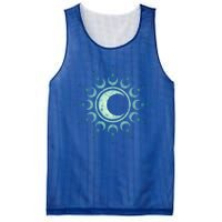 Sun Moon Stars Dala Yoga Spirituality Magic Wicca Sky Cool Gift Mesh Reversible Basketball Jersey Tank