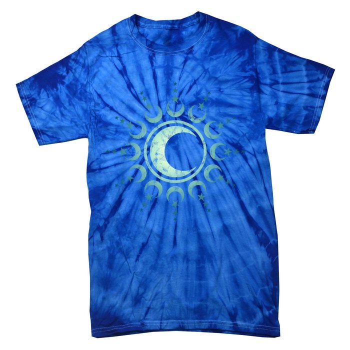 Sun Moon Stars Dala Yoga Spirituality Magic Wicca Sky Cool Gift Tie-Dye T-Shirt