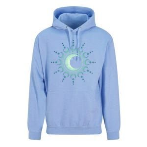 Sun Moon Stars Dala Yoga Spirituality Magic Wicca Sky Cool Gift Unisex Surf Hoodie