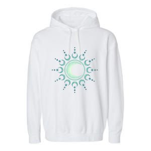 Sun Moon Stars Dala Yoga Spirituality Magic Wicca Sky Cool Gift Garment-Dyed Fleece Hoodie