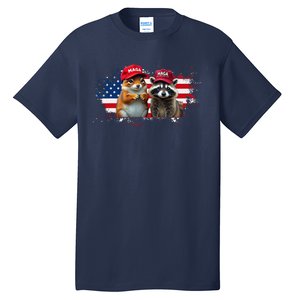 Social Media Star Peanut The Squirrel & Fred The Raccoon Tall T-Shirt