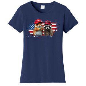 Social Media Star Peanut The Squirrel & Fred The Raccoon Women's T-Shirt