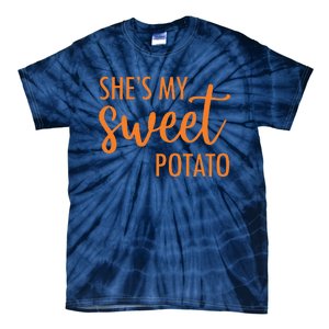 She's My Sweet Potato I Yam Valentine's Thanksgiving Couple Love Tie-Dye T-Shirt