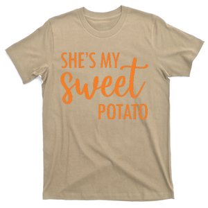 She's My Sweet Potato I Yam Valentine's Thanksgiving Couple Love T-Shirt