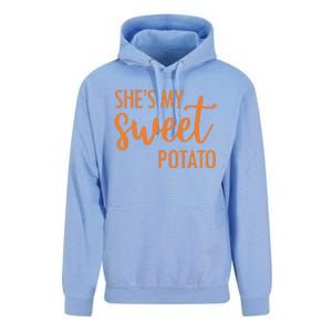 She's My Sweet Potato I Yam Valentine's Thanksgiving Couple Love Unisex Surf Hoodie