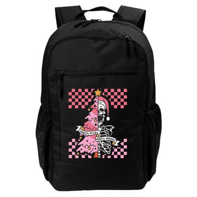 Sorta Merry Sorta Scary Spooky Christmas Goth Skull Xmas  Backpack