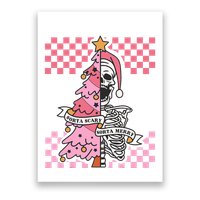 Sorta Merry Sorta Scary Spooky Christmas Goth Skull Xmas  Poster