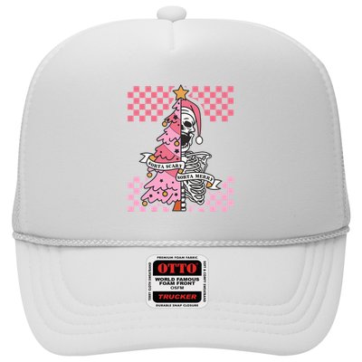 Sorta Merry Sorta Scary Spooky Christmas Goth Skull Xmas  Trucker Hat