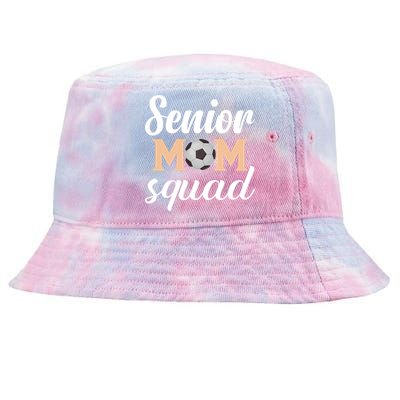 Senior Mom Squad Football Graphic Tie-Dyed Bucket Hat