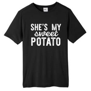 Shes My Sweet Potato Funny Thanksgiving Couple Meme Great Gift Tall Fusion ChromaSoft Performance T-Shirt