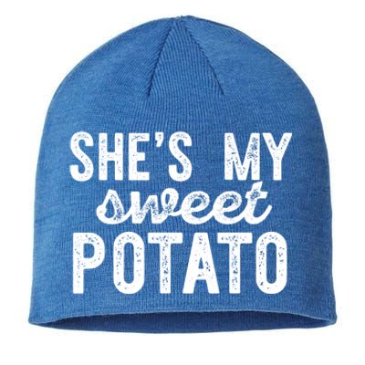 Shes My Sweet Potato Funny Thanksgiving Couple Meme Great Gift Sustainable Beanie