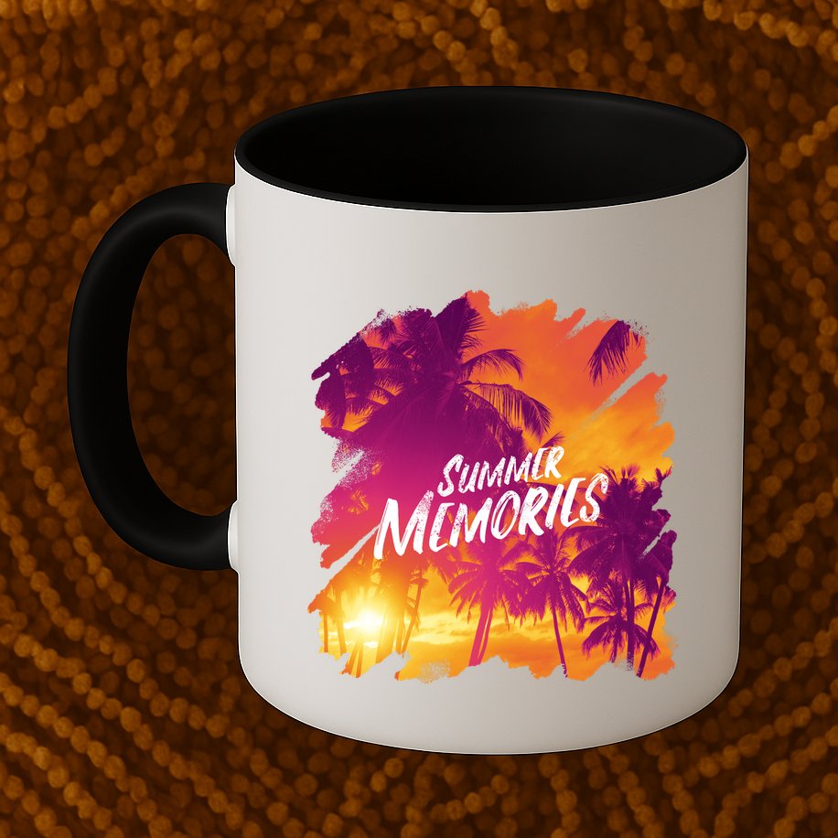 Summer Memories Sunset Beach Mug