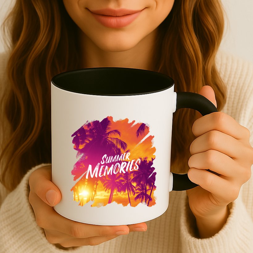 Summer Memories Sunset Beach Mug