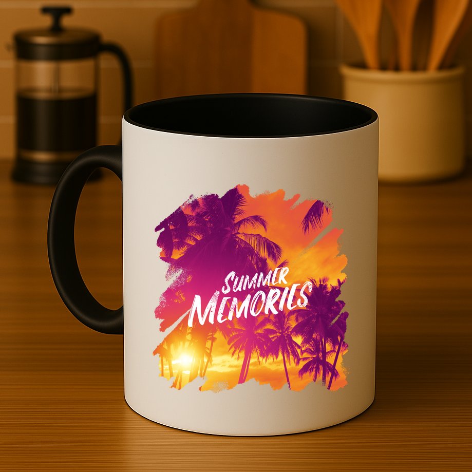 Summer Memories Sunset Beach Mug