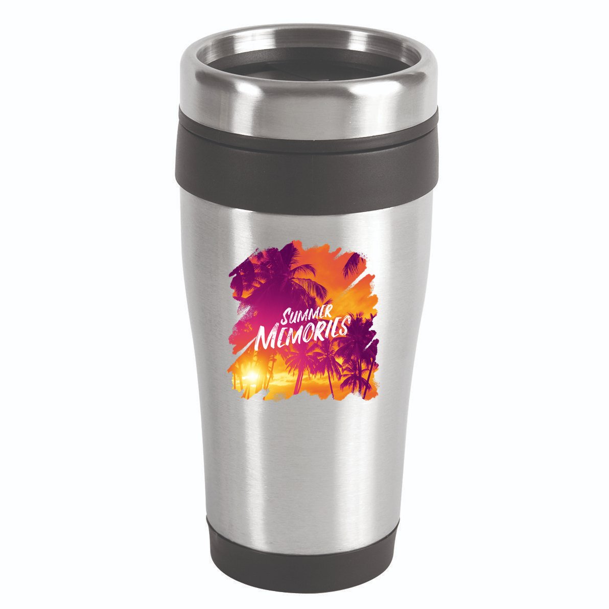 Summer Memories Sunset Beach 16oz Travel Tumbler