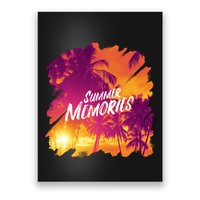 Summer Memories Sunset Beach Poster