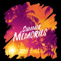 Summer Memories Sunset Beach Poster
