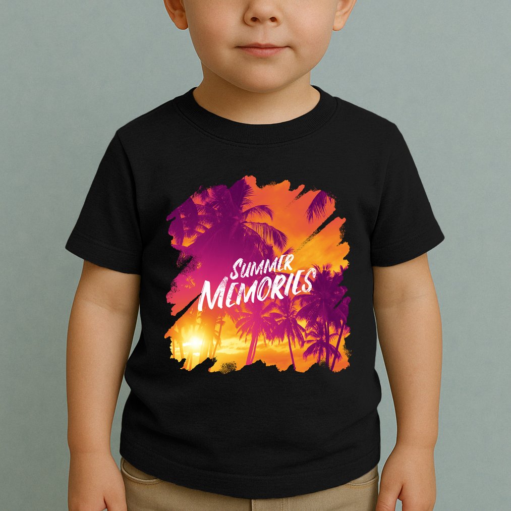Summer Memories Sunset Beach Toddler T-Shirt