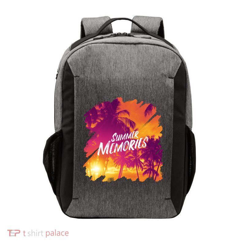 Summer Memories Sunset Beach Vector Backpack