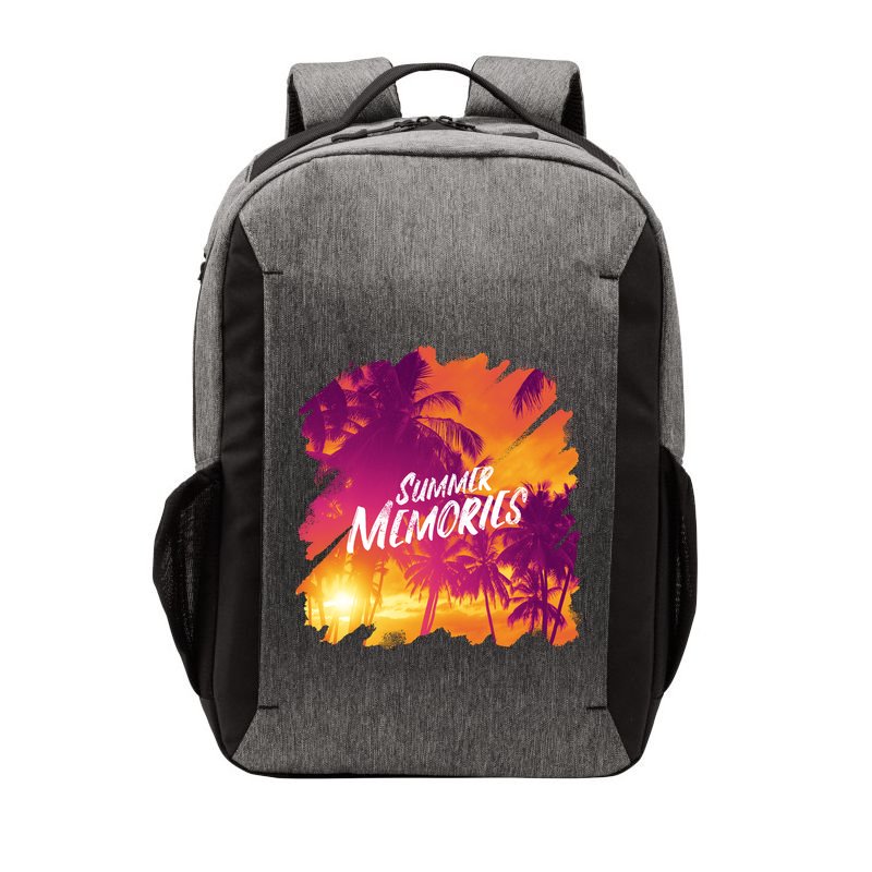 Summer Memories Sunset Beach Vector Backpack