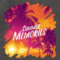Summer Memories Sunset Beach Vector Backpack