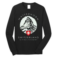 Switzerland Matterhorn Long Sleeve Shirt