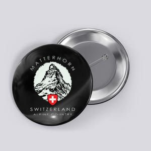 Switzerland Matterhorn Button