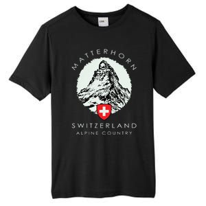 Switzerland Matterhorn Tall Fusion ChromaSoft Performance T-Shirt