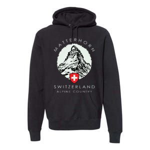 Switzerland Matterhorn Premium Hoodie