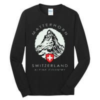 Switzerland Matterhorn Tall Long Sleeve T-Shirt